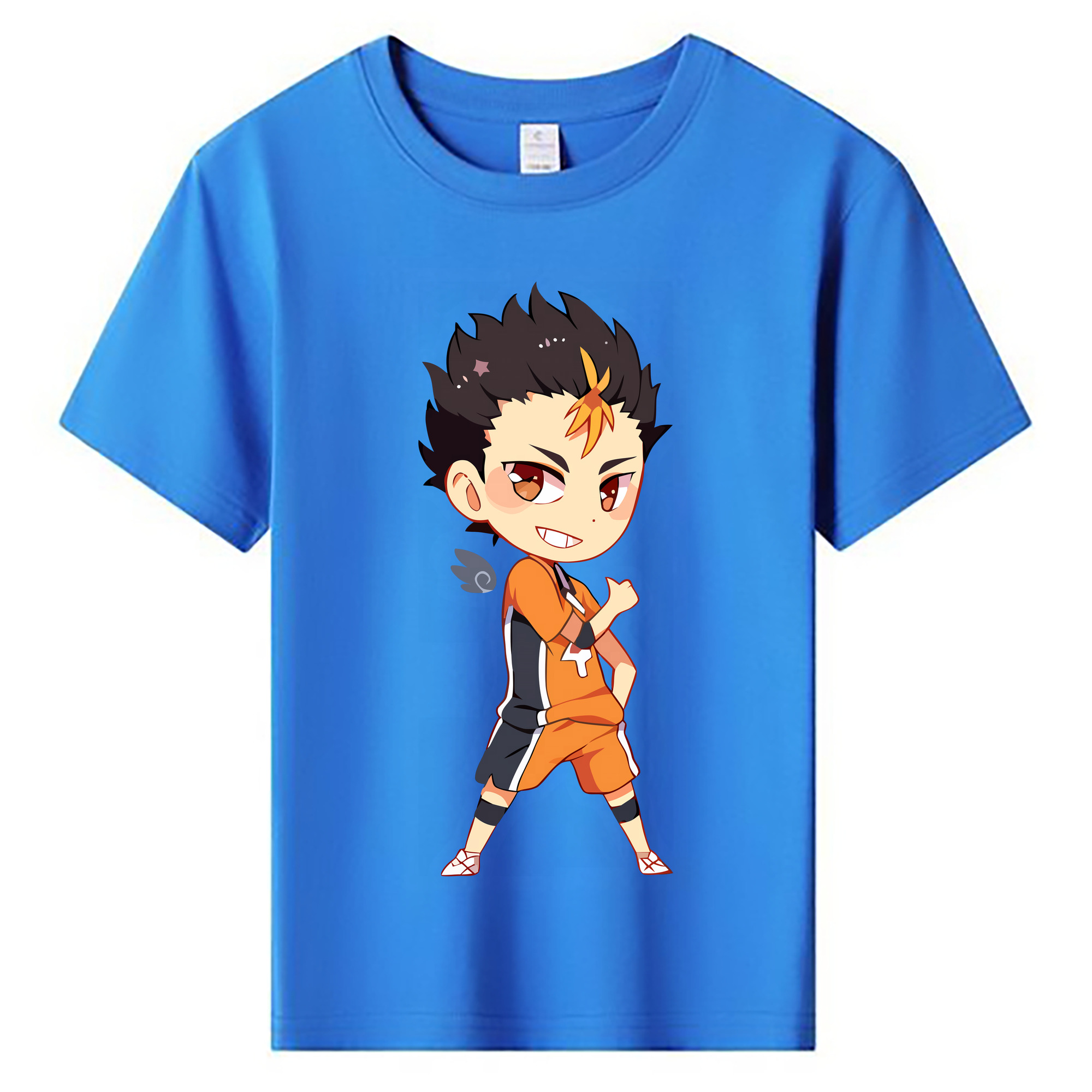 （画像用） ハイキュー!! Haikyu!! 綿100％キッズTシャツ（フロントプリント）